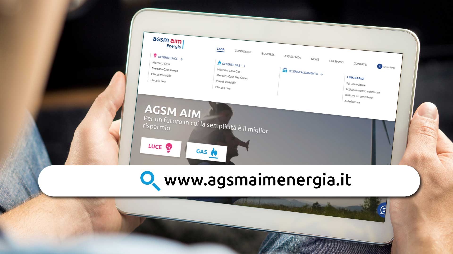 Nuovo sito web e rinnovo dei servizi dedicati per i clienti AGSM AIM Energia